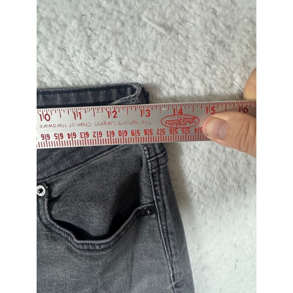 American Eagle Stretch Mom Jeans Womens Size 2 Gray Wash High Rise Denim - Picture 3 of 6